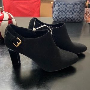 New- Black Heeled Booties